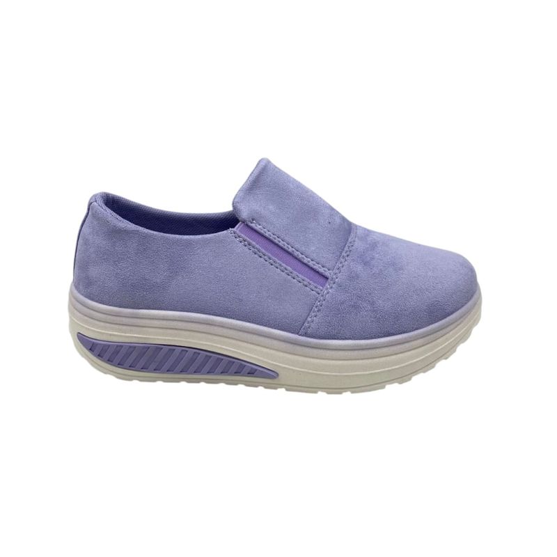 HERIEL - Zapato Panchita Purpura Plataforma