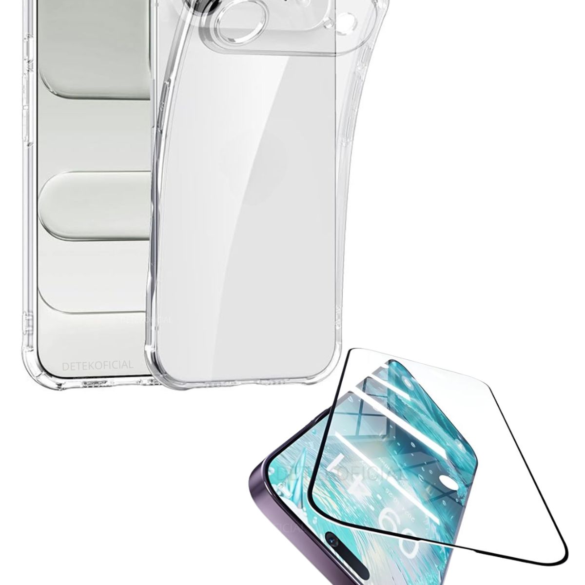 GENERICO - Carcasas Funda Transparente Para iPhone 17 Air + Vidrio Templado