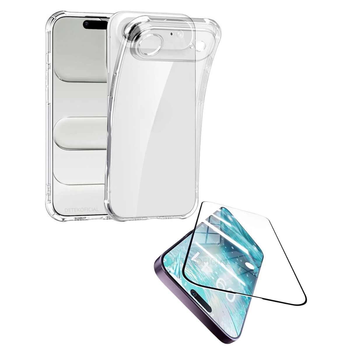 GENERICO - Carcasas Funda Transparente Para iPhone 17 Air + Vidrio Templado