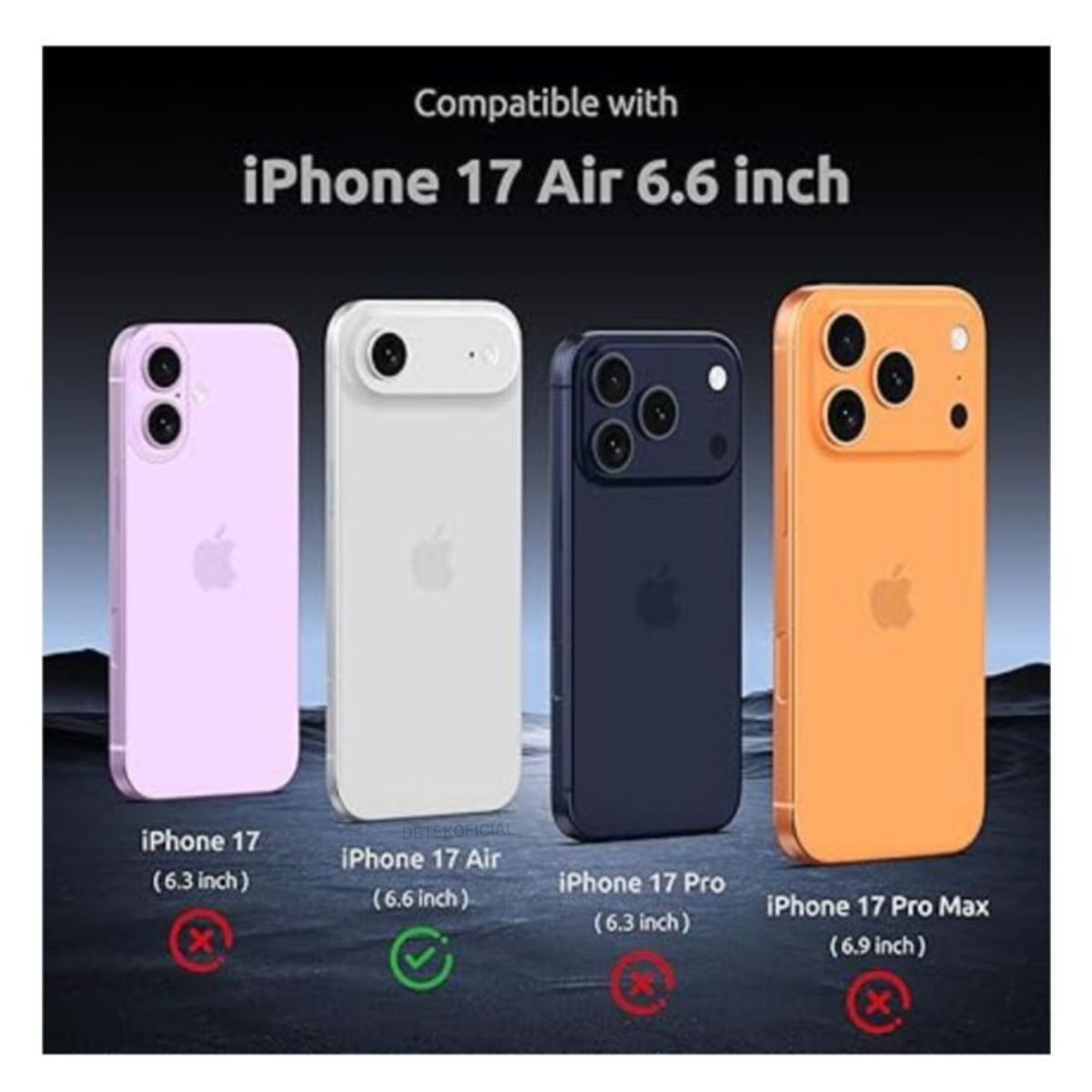 GENERICO - Carcasas Funda Transparente Para iPhone 17 Air + Vidrio Templado
