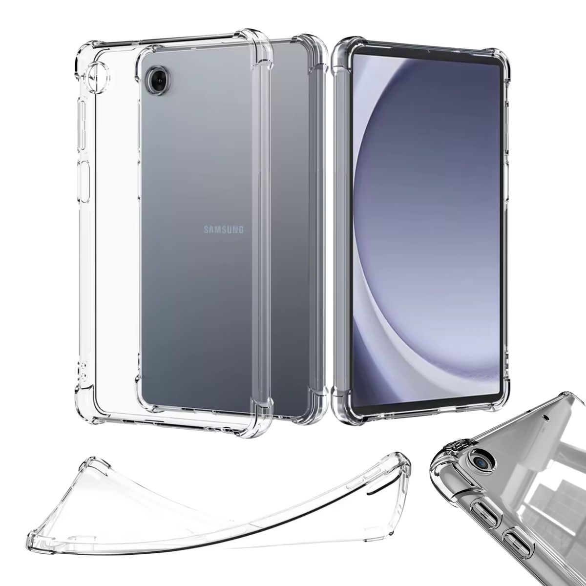GENERICO - Carcasa Transparente Reforzadas Para Galaxy Tab S9 PLUS  S10 PLUS