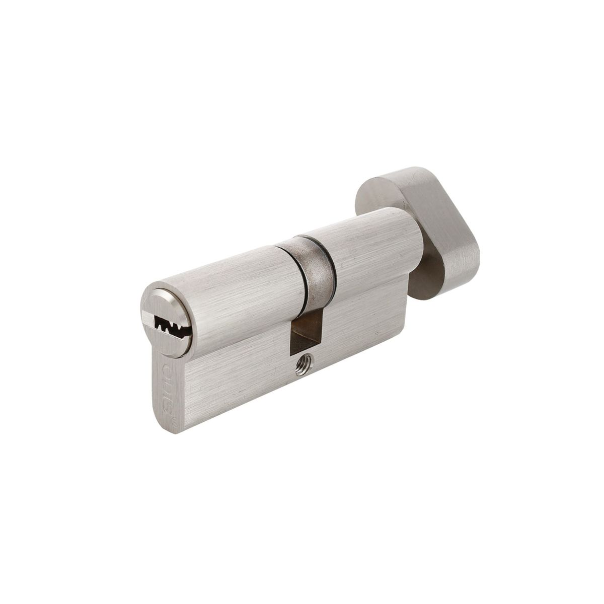 ODIS - Cilindro Odis Llave-Seguro Punto 70mm (35-35) 6 Combinaciones Plata
