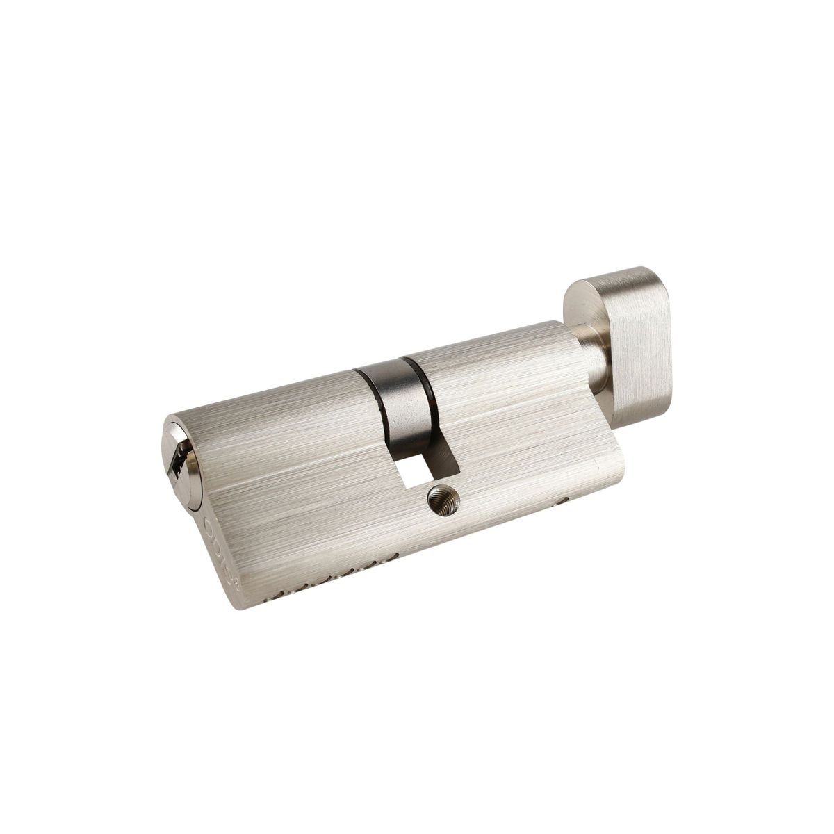 ODIS - Cilindro Odis Llave-Seguro Punto 70mm (35-35) 6 Combinaciones Plata