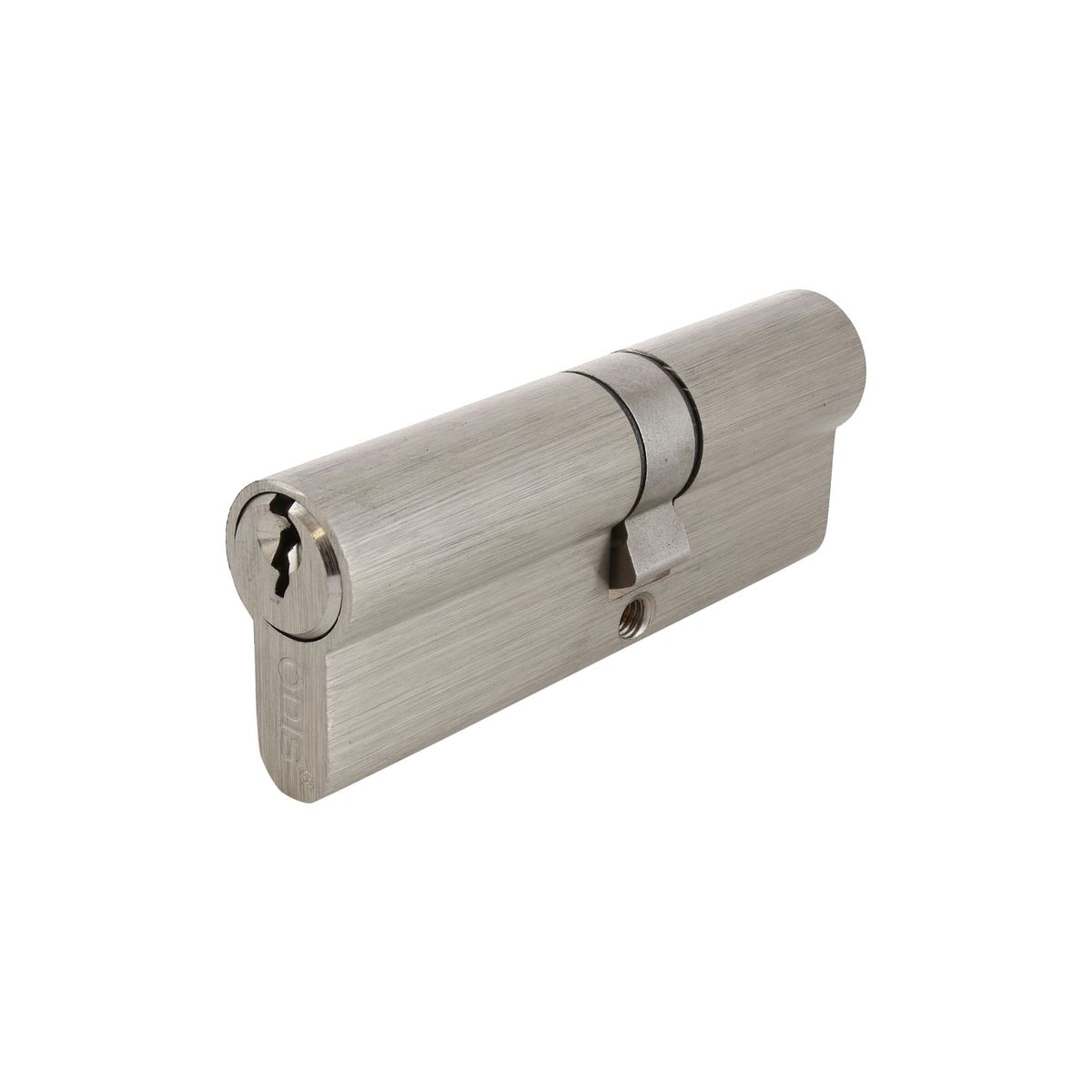 ODIS - Cilindro Odis Llave-Llave Estándar 80mm (35-45) Leva Centrada Plata.