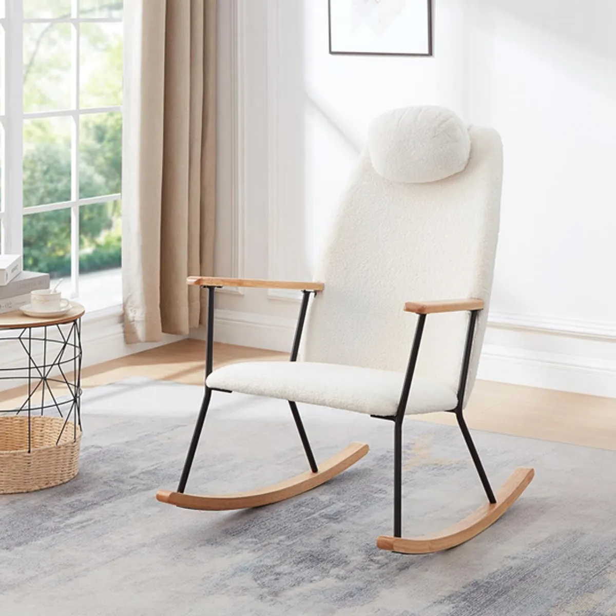 MSA MUEBLES SANTA ANA - Mecedora Sitial Descanso White