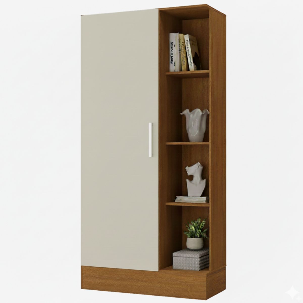 MOVELARIA - Combo Clóset Zapatero + Cómoda 10 Cajones Off White R1510