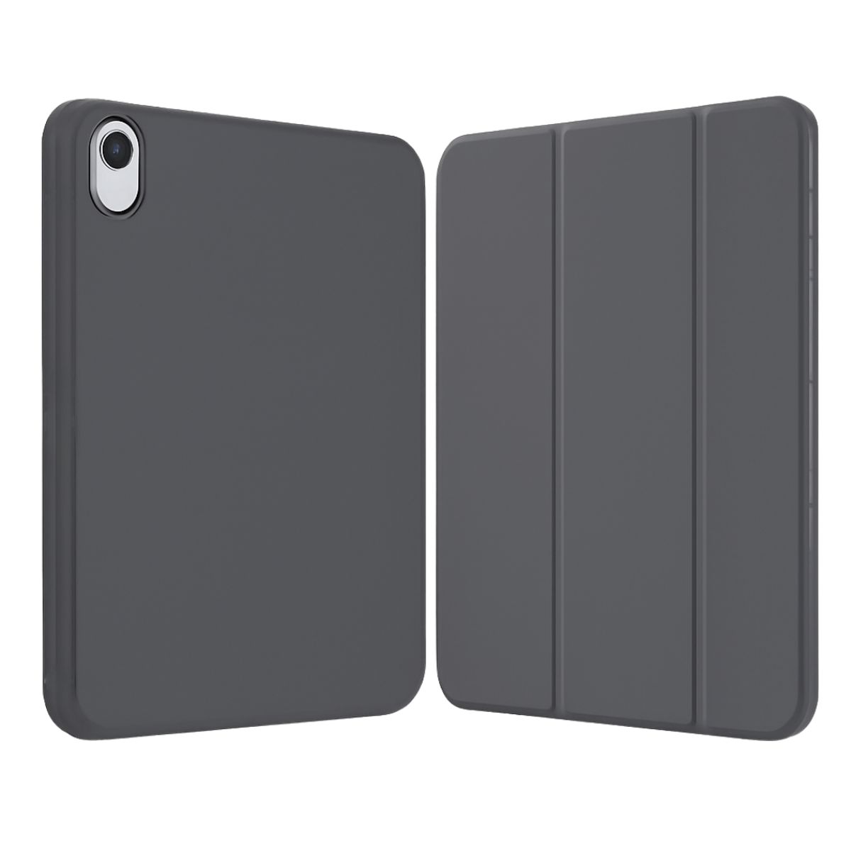 GENERICO - Fundas De iPad Con Porta Lápiz Para iPad Air 11 M2-M3 / Air 4-5 - Gris Oscuro
