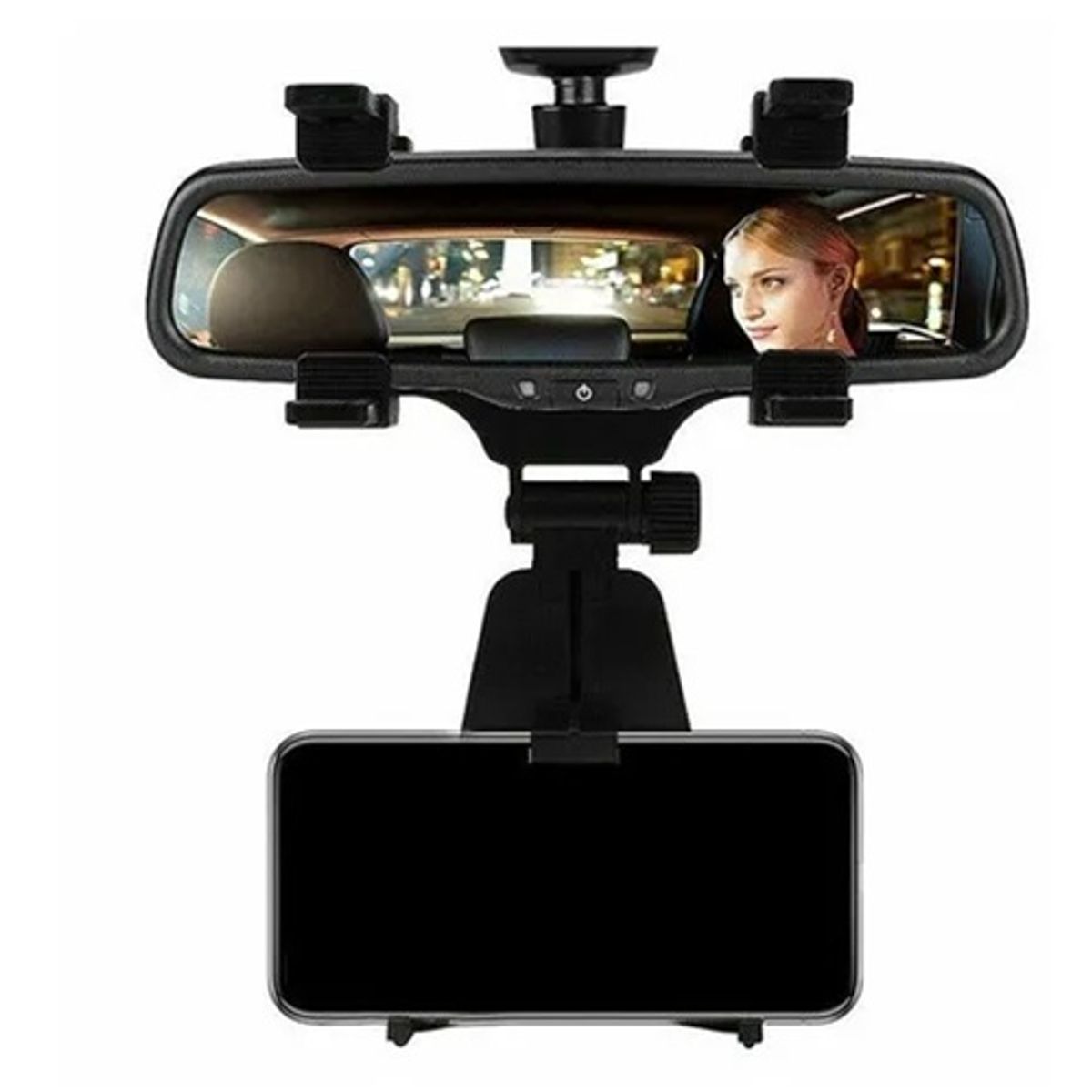 GENERICO - Soporte Celular Auto Porta Celular Auto Retrovisor Universal