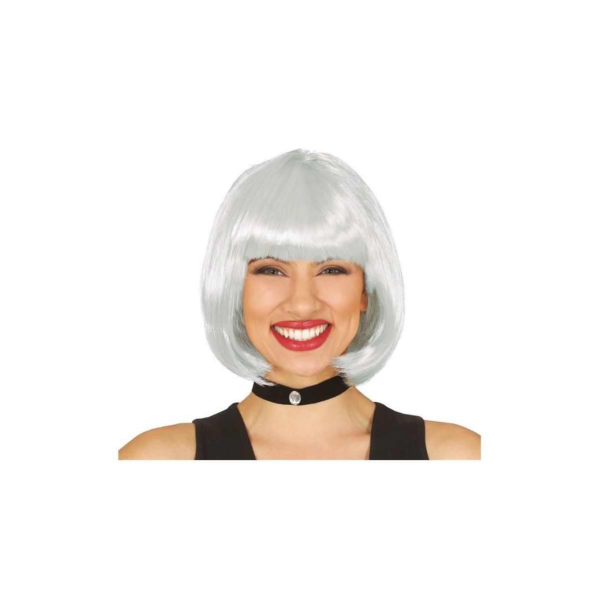 GENERICO - Peluca Sintética Colores Corta Ideal Para Disfraz