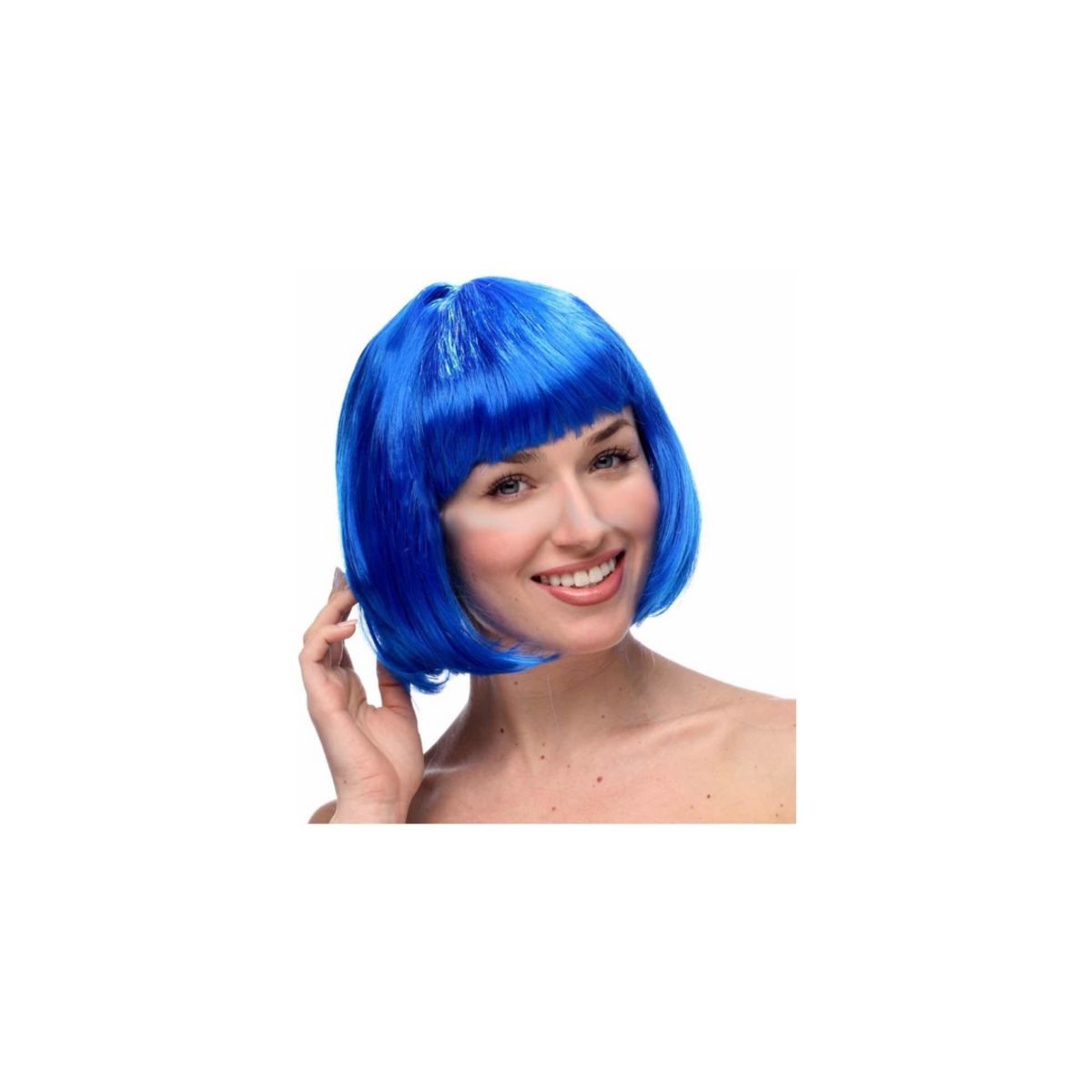 GENERICO - Peluca Sintética Colores Corta Ideal Para Disfraz