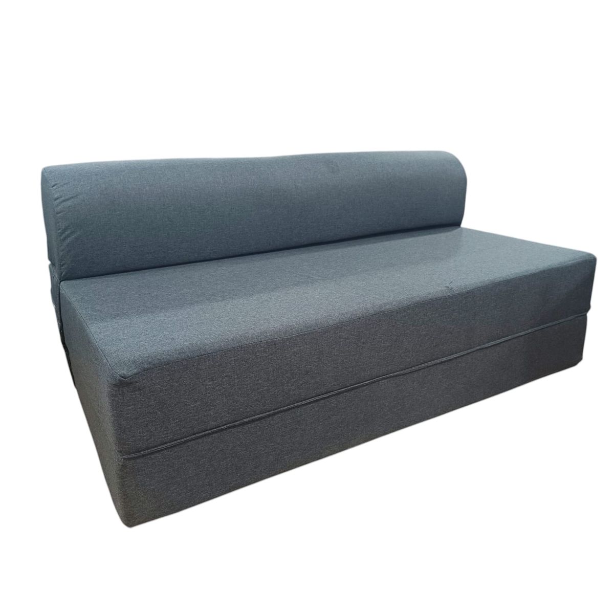 RECUTEX - SOFA CAMA ESPUMA GREY  2 PLAZAS