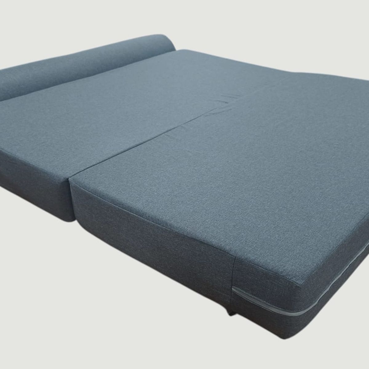 RECUTEX - SOFA CAMA ESPUMA GREY  2 PLAZAS