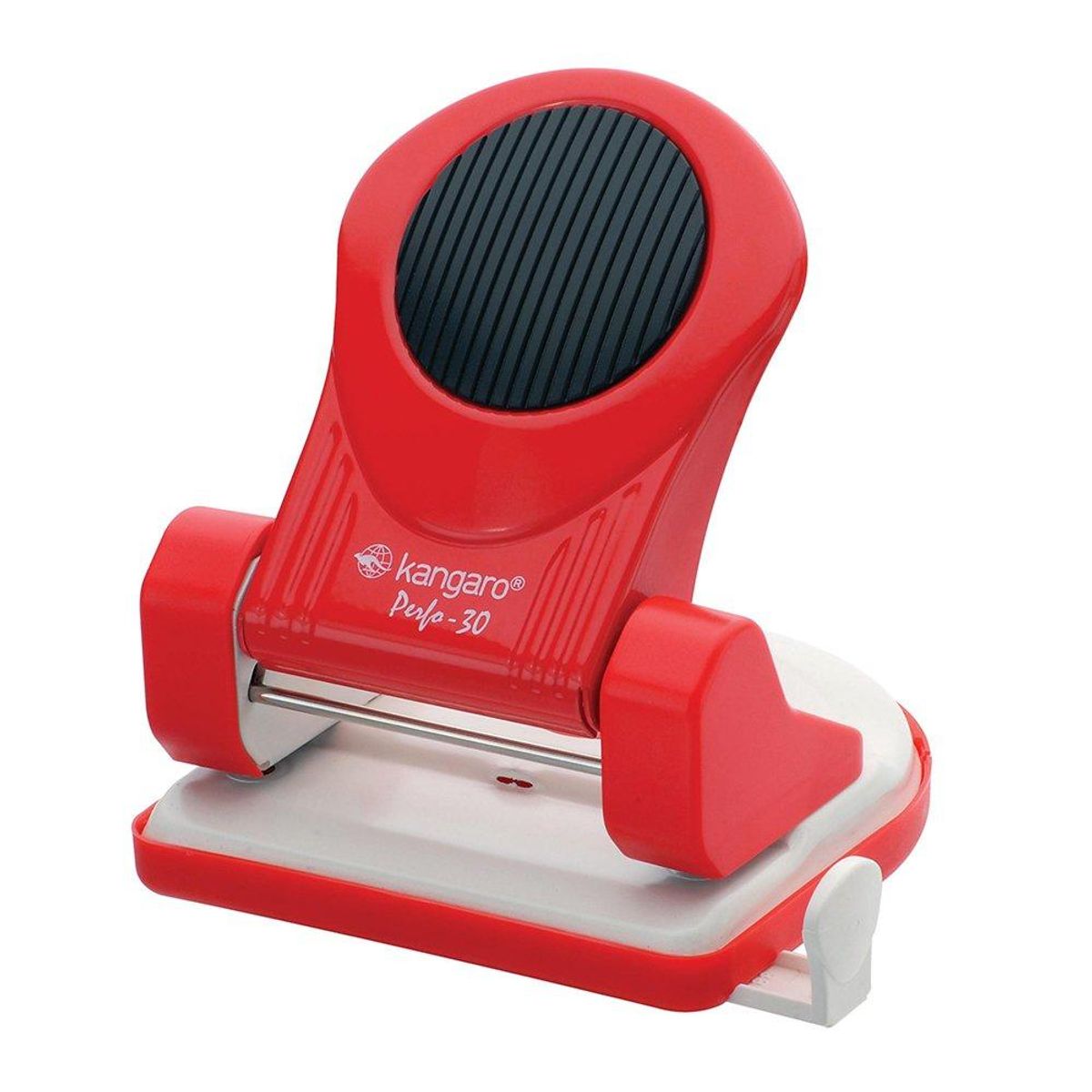 GENERICO - Perforadora Metal 30 hojas Kangaro Roja