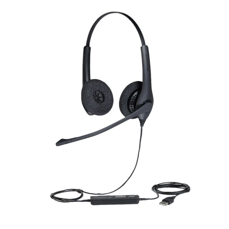JABRA - Auricular Jabra Biz 1500 USB Duo con Cancelación de Ruido Oficina