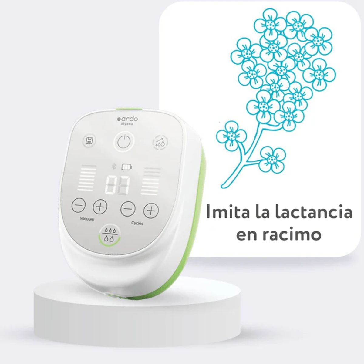 ARDO - Extractor de leche eléctrico doble manos libre Alyssa - Ardo