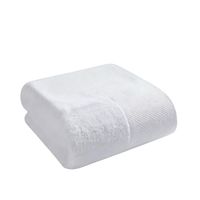 Toalla Extra Grande 100% Algodón Blanco Liso 150x75cm