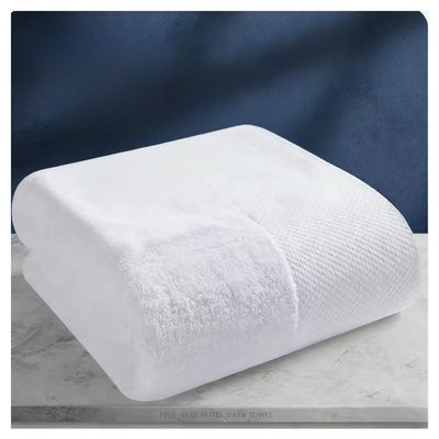 Imagen 2 del producto Toalla Extra Grande 100% Algodón Blanco Liso 150x75cm