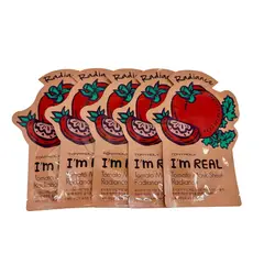TONYMOLY - Mascarilla de Tela IM Real Radiance Tomate Set de 5 Unidades