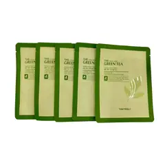 TONYMOLY - Mascarilla Hidratante de Té Verde Chok Chok Set de 5 Unidades