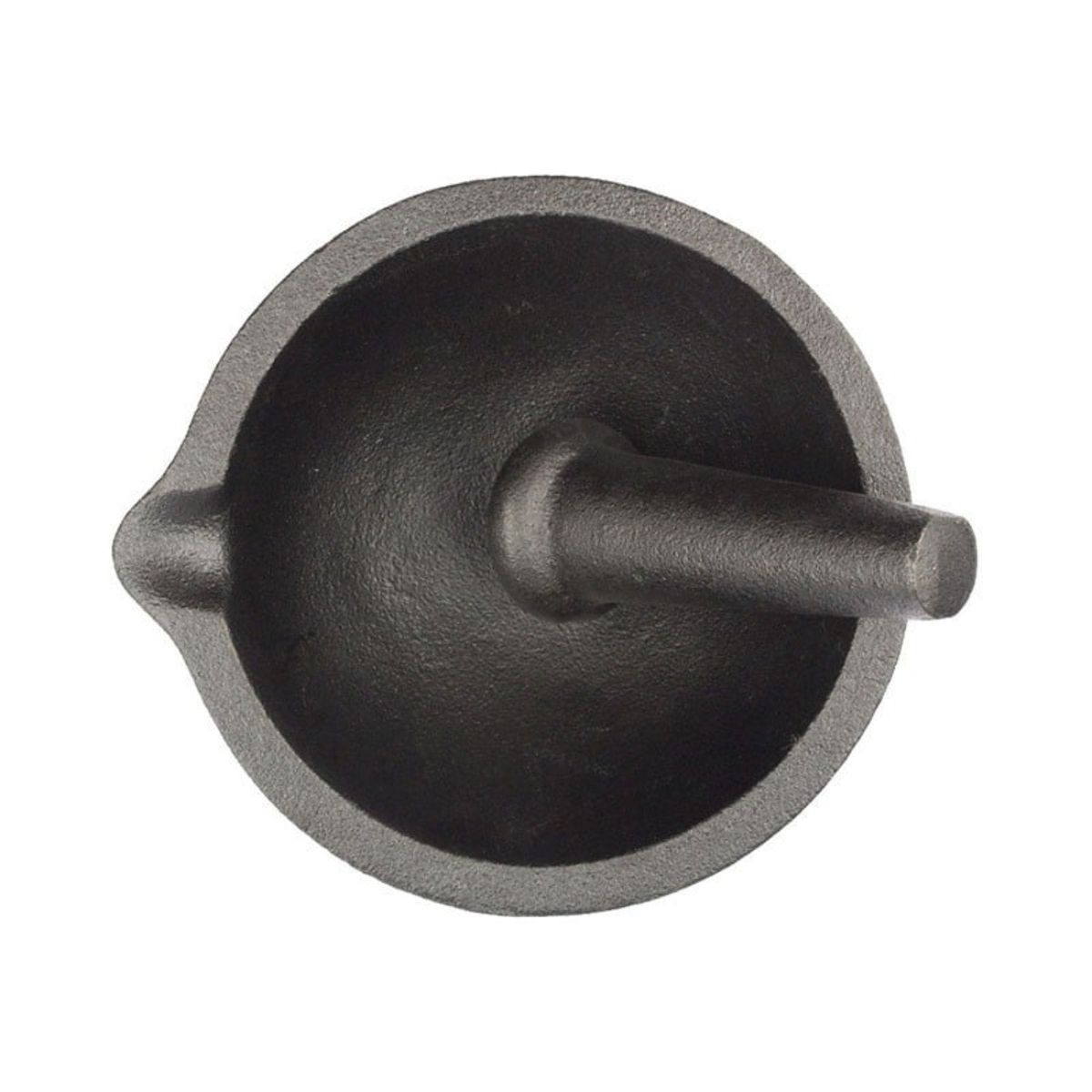 LUGANO - Mortero Fierro 13cms Negro Lugano