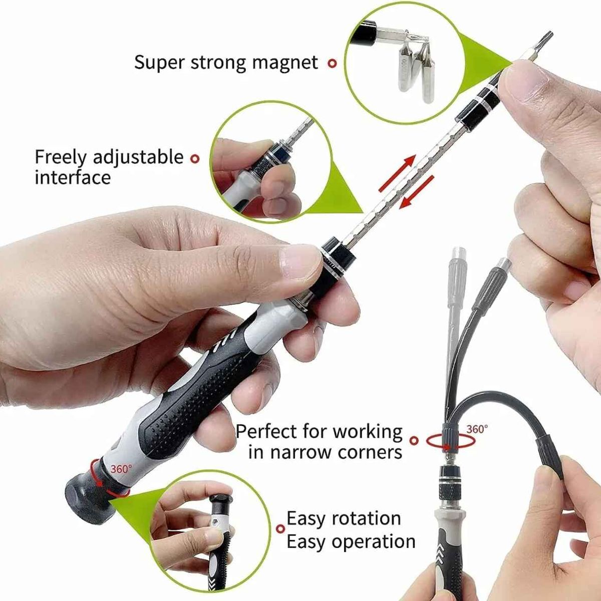 GENERICO - Set De Destornilladores Precisión 115 En 1 Teléfono Notebook