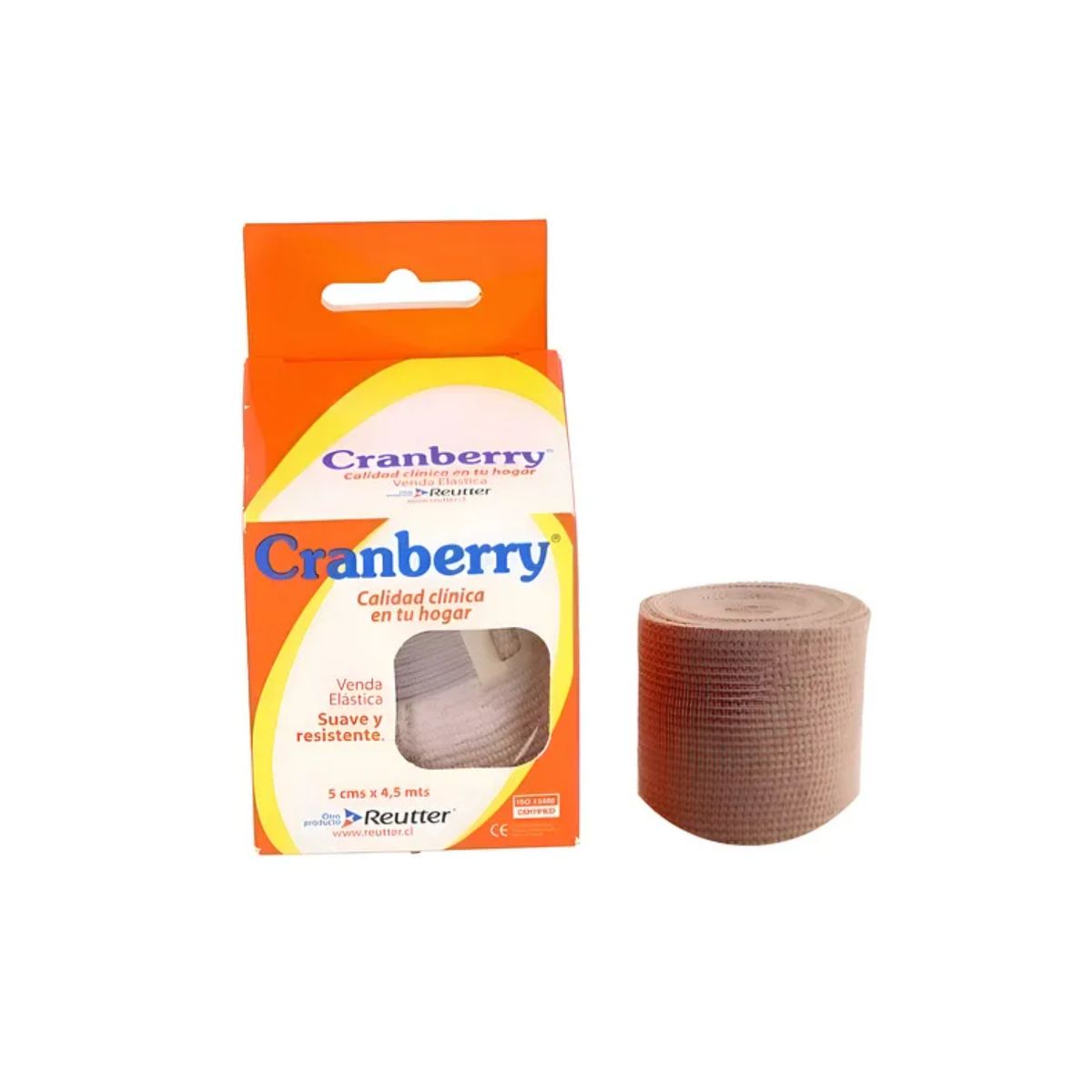 CRANBERRY - Venda Elastica CRANBERRY 5 Cm X 4,5 M Color Piel