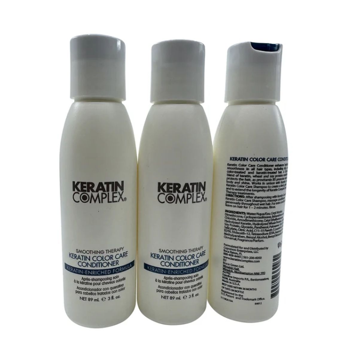 KERATIN COMPLEX - Keratin Complex Acondicionador Cuidado del Color 89 ml Set de 3