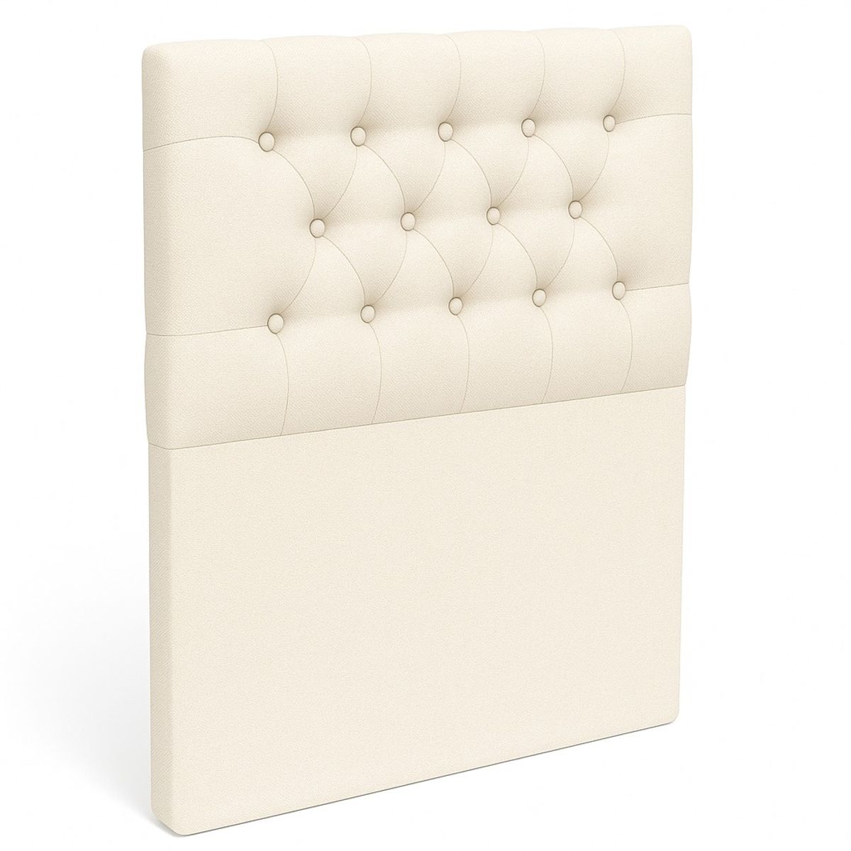 GENERICO - Respaldo De Cama 1.5 Plazas Crudo Capitone