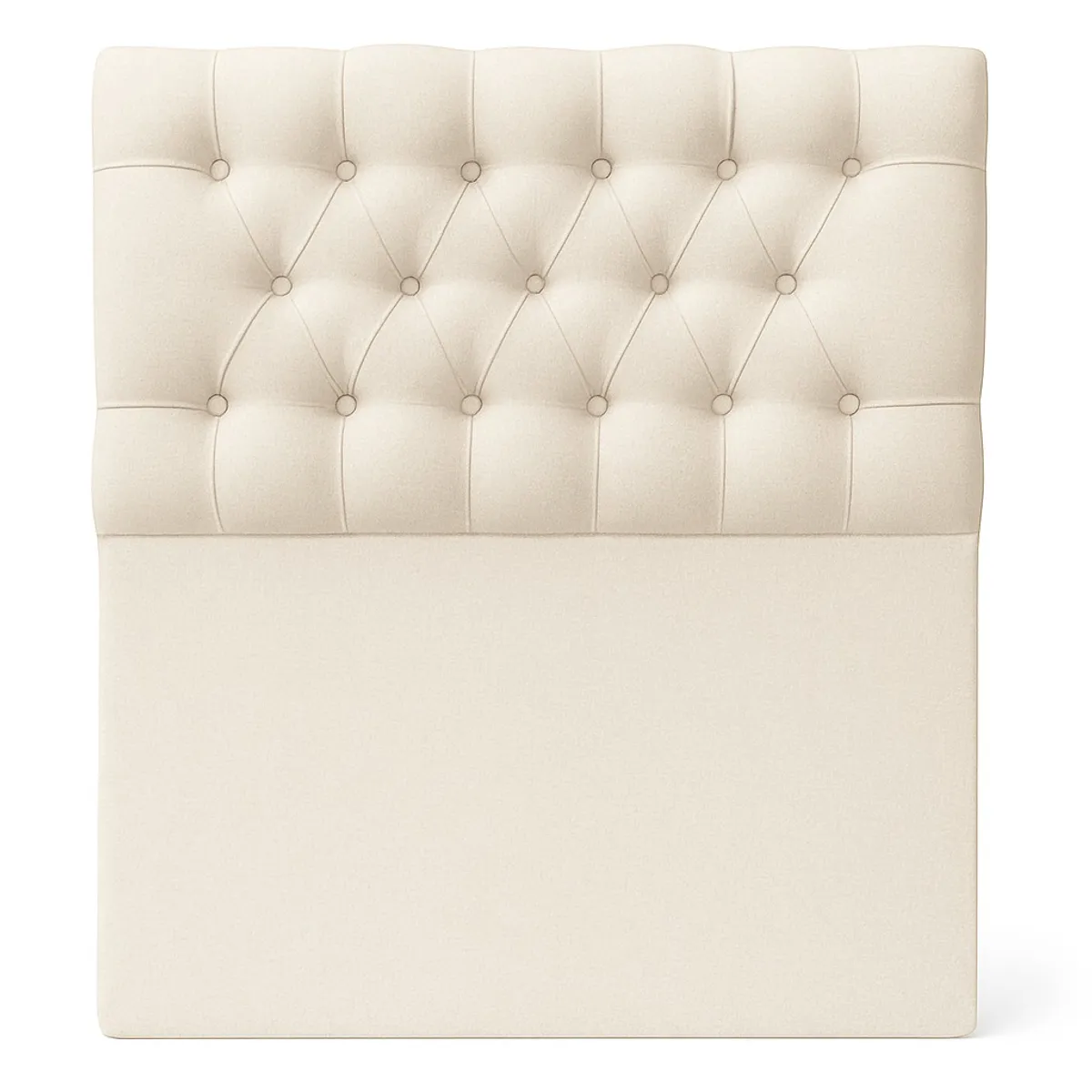 GENERICO - Respaldo De Cama 1.5 Plazas Crudo Capitone