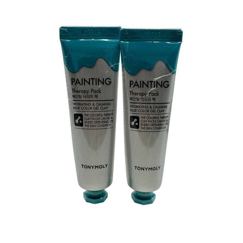 TONYMOLY - TonyMoly Mascarilla de Arcilla Hidratante y Calmante Pack Azul 59 ml Set de 2