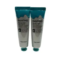 TONYMOLY - Mascarilla de Arcilla Hidratante y Calmante Pack Azul 59 ml Set de 2