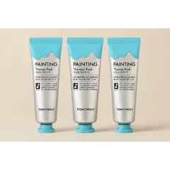 TONYMOLY - Mascarilla de Arcilla Hidratante Painting Therapy Azul 85 ml Set de 3