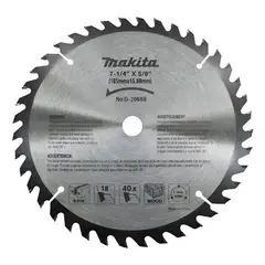 GENERICO - Disco Sierra Circular 7 14 40 Dientes Makita