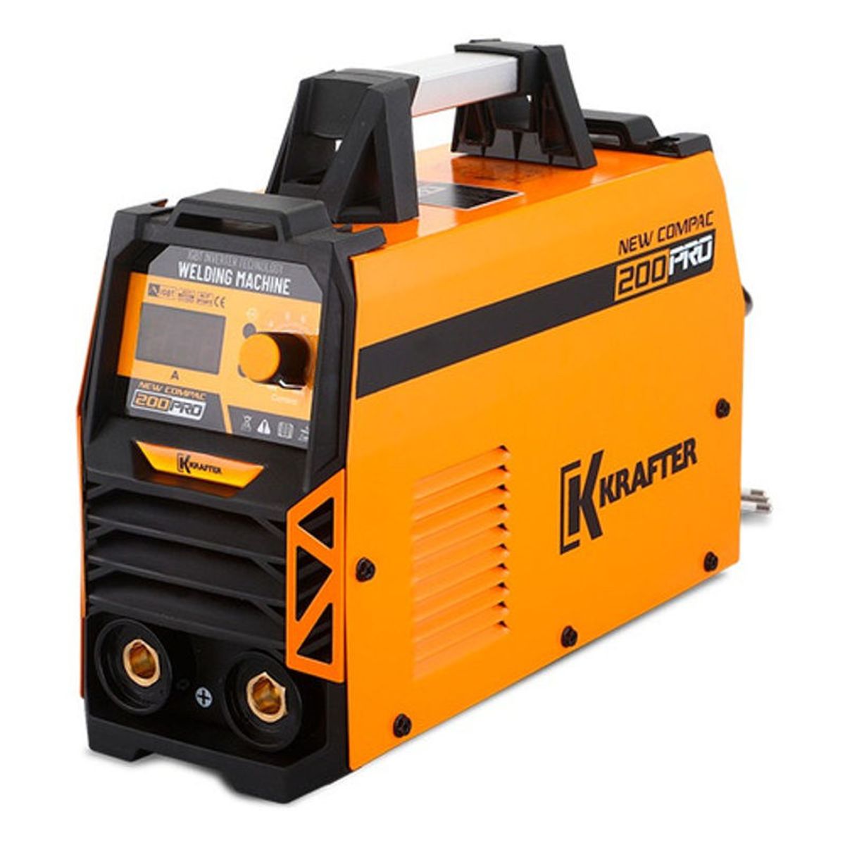 GENERICO - Soldadora Inverter 200a New Compac 200 Pro Krafter Amarillo