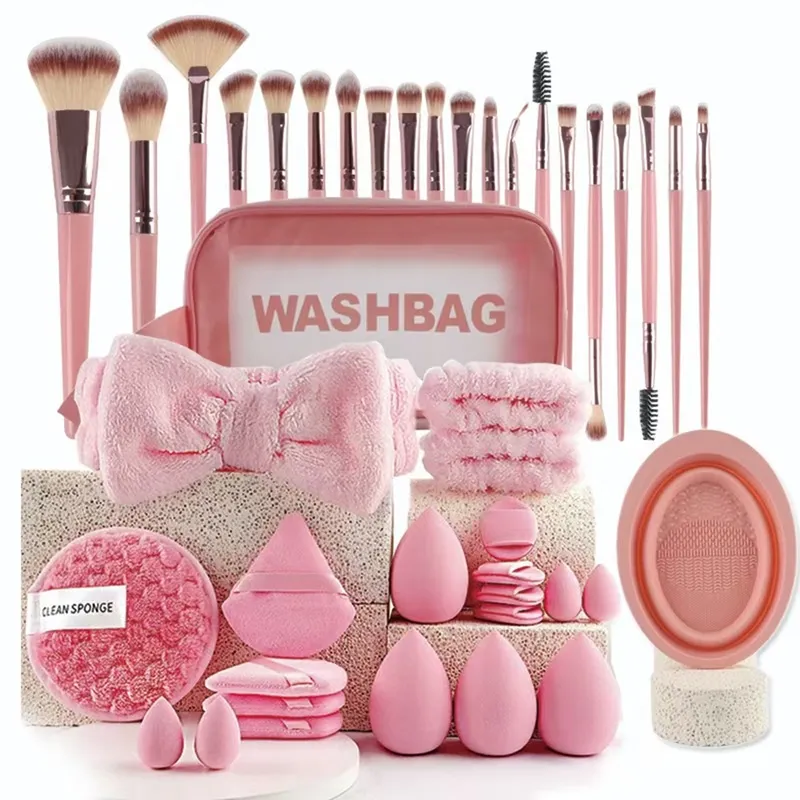 VERCI - Brochas Maquillaje Set 42 Profesional Kit Con Esponja Verci