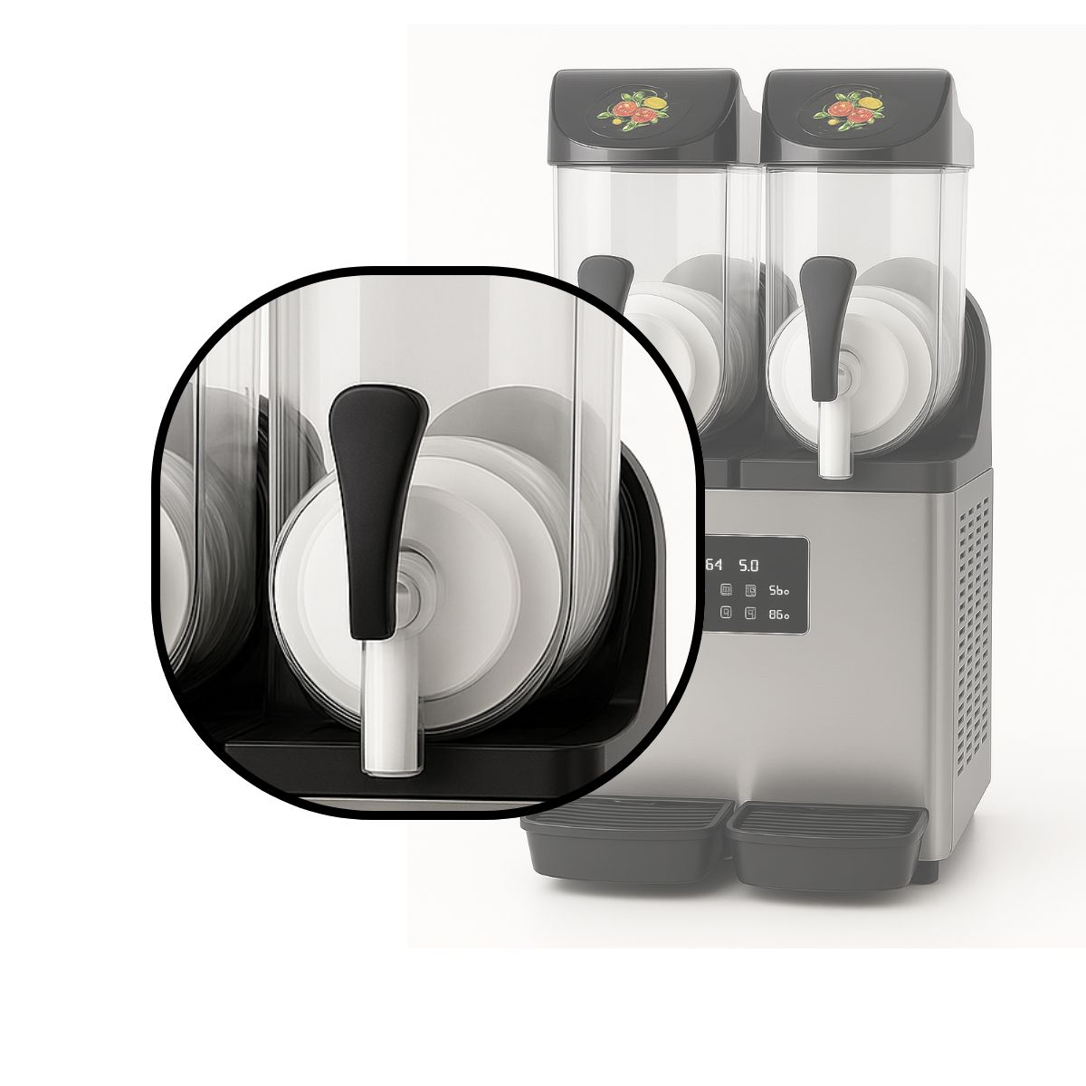 BOZZO - Granizadora Profesional 20 litros