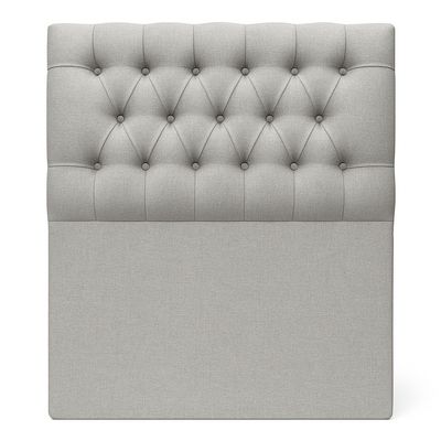 Imagen 2 del producto Respaldo De Cama 1.5 Plazas Gris Claro Capitone