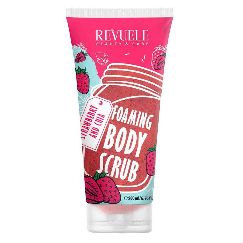 REVUELE - Foaming Body Scrub Strawberry Chia 200Ml