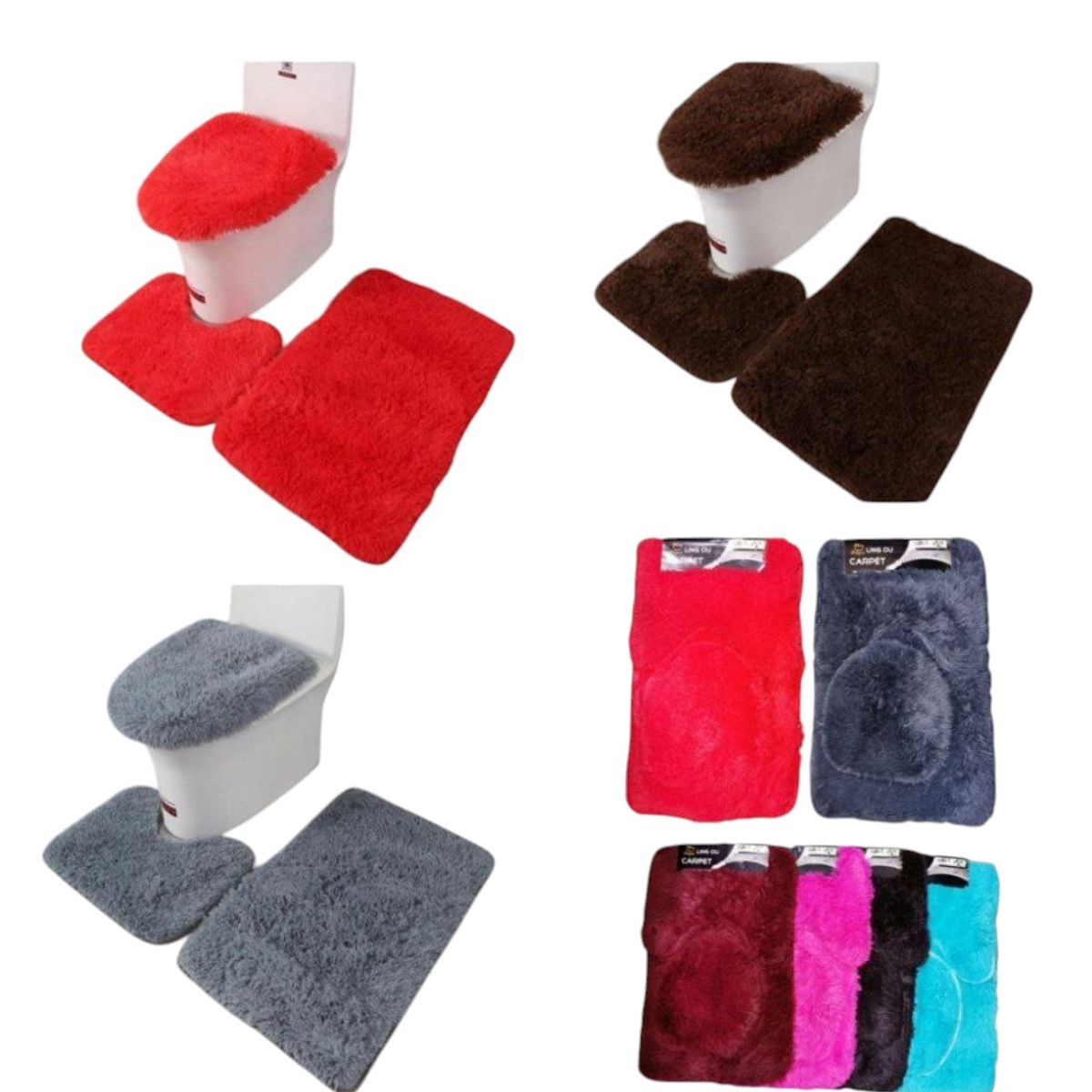 GENERICO - Set de baño 3 unidades