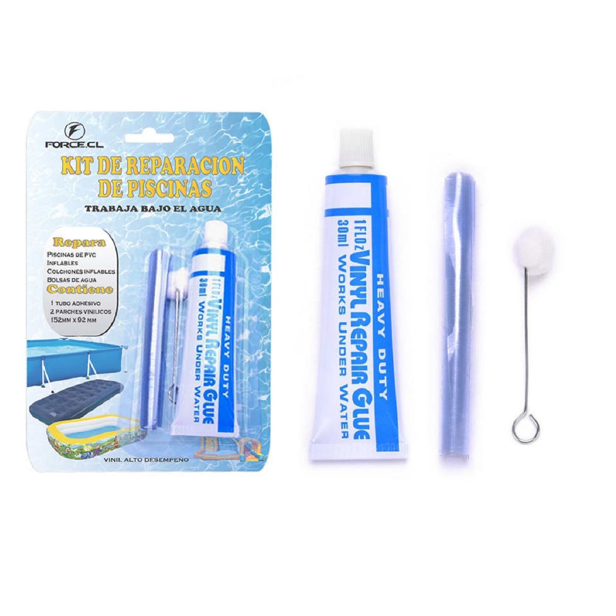 UNIVERSAL - Kit de reparación para piscinas