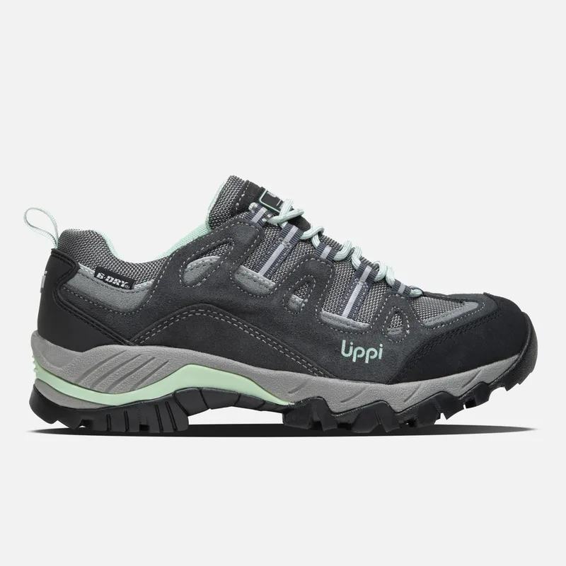 LIPPI - Zapato Mujer Puelo Cs Low Gris / Verde Agua Lippi