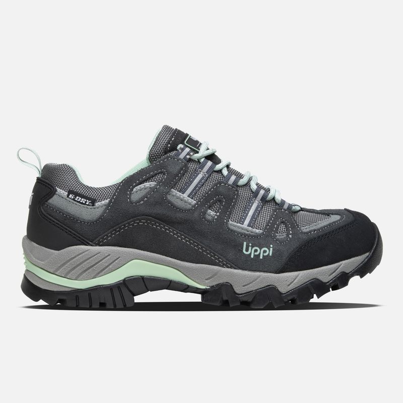 LIPPI Zapato Mujer Puelo Cs Low Gris Verde Agua Lippi
