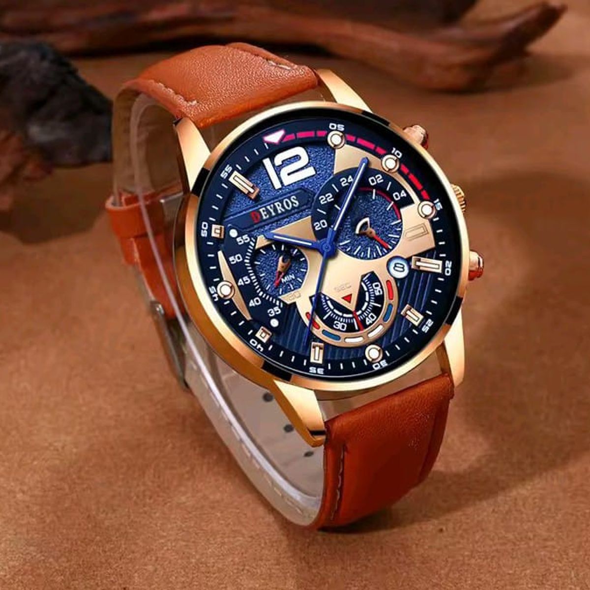 GENERICO - Pack reloj y pulsera para hombre