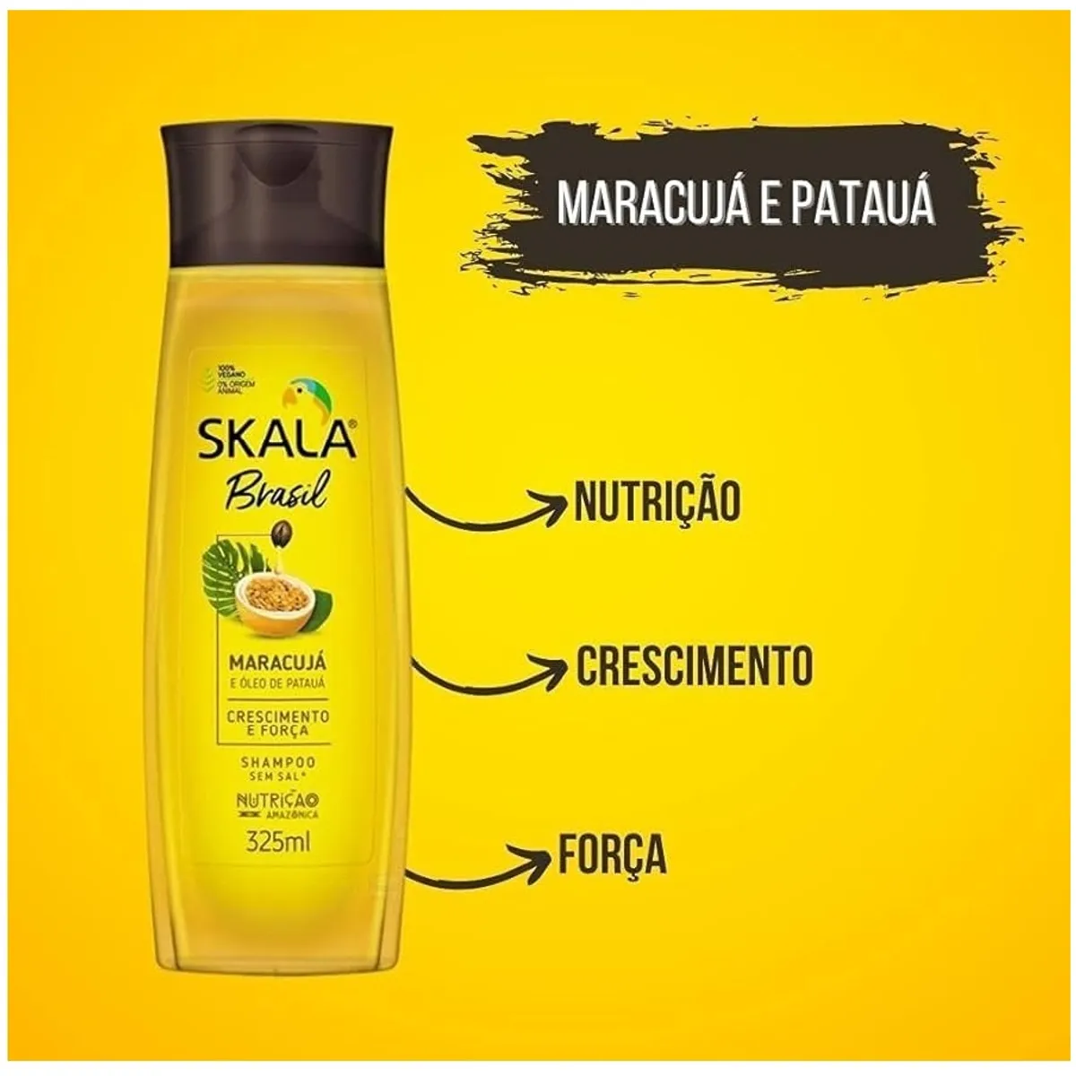 SKALA - SHAMPOO SIN SAL DE MARACUYA SKALA BRASIL 325ML