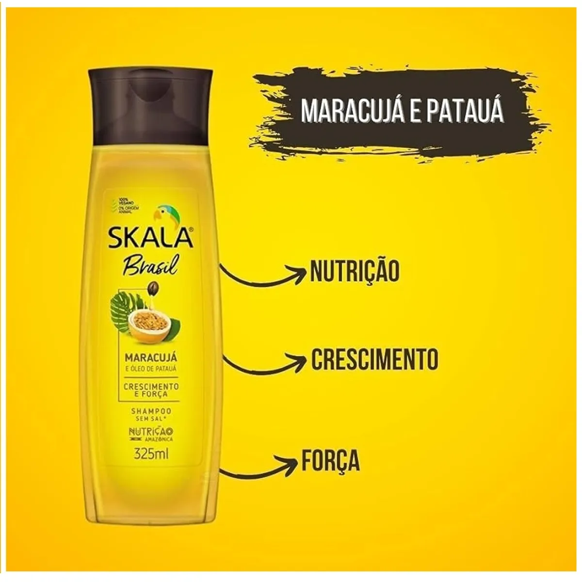 SKALA - SHAMPOO SIN SAL DE MARACUYA SKALA BRASIL 325ML