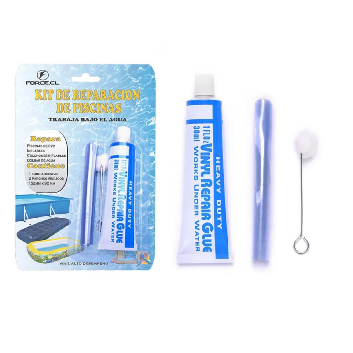 UNIVERSAL - Kit de reparación para piscinas