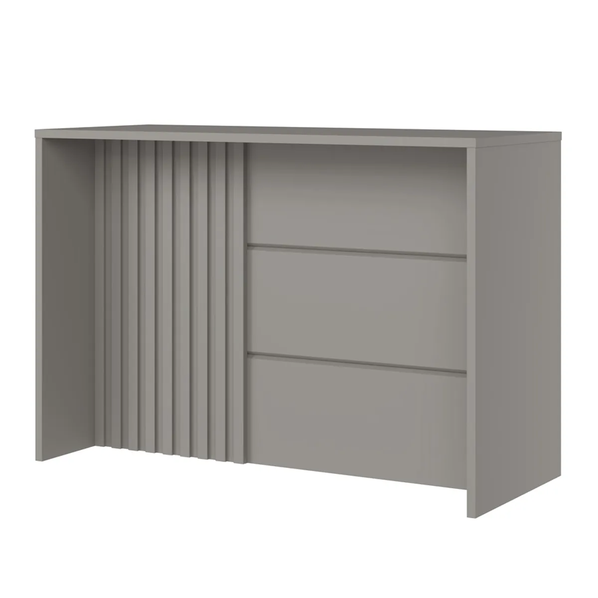 HOME MOBILI - Isla de Cocina Línea Americana Gris