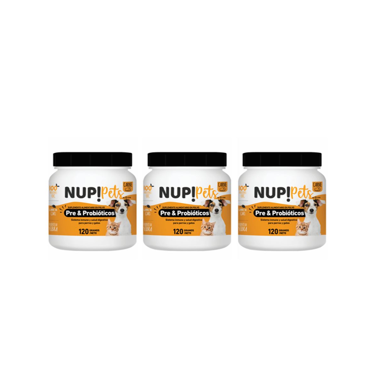 NUP - TRIO Pre&probiótico Carne NUPPETS