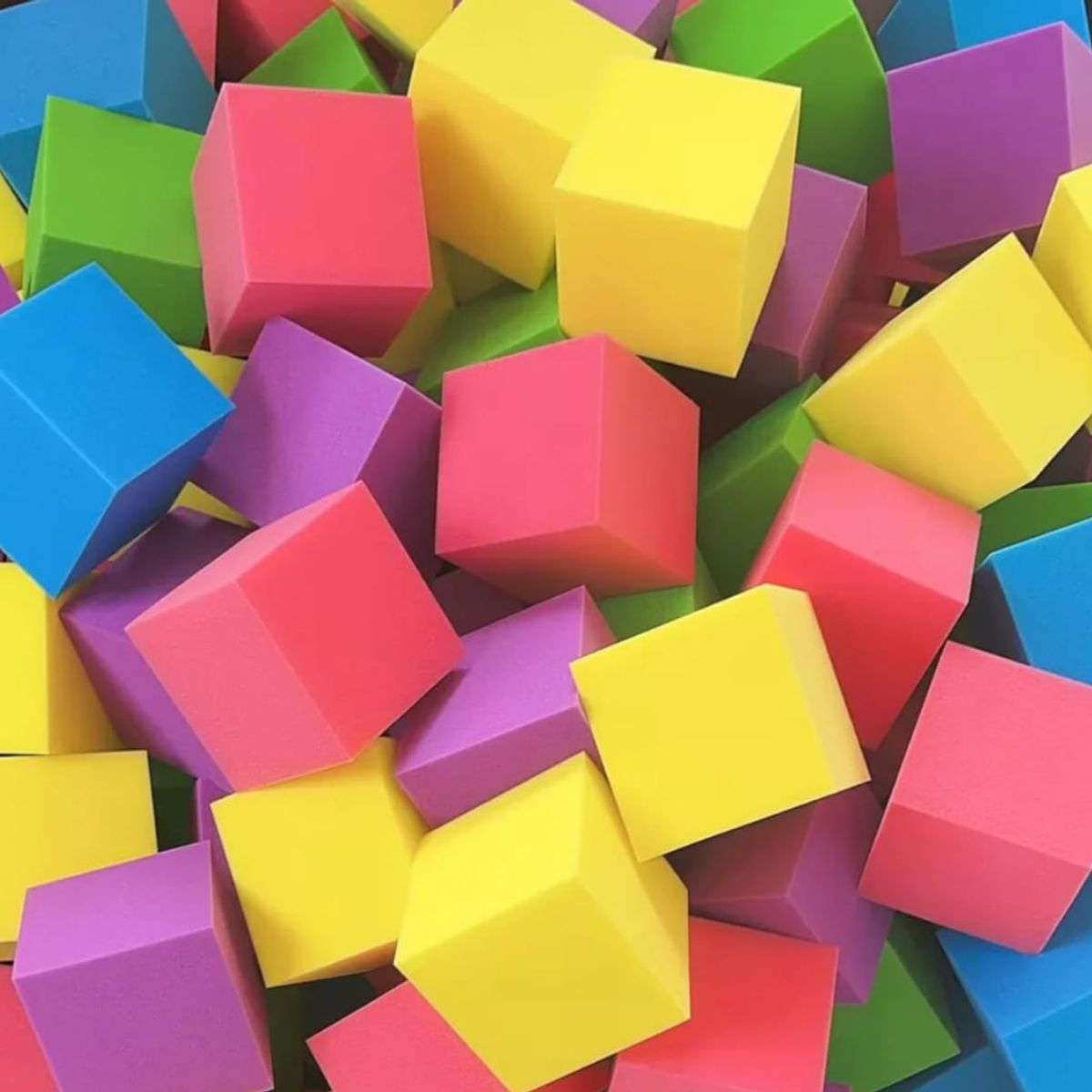 GENERICO - Cubo De Esponja 100pcs 15cmx15cm Piscina Juegos Didacticos