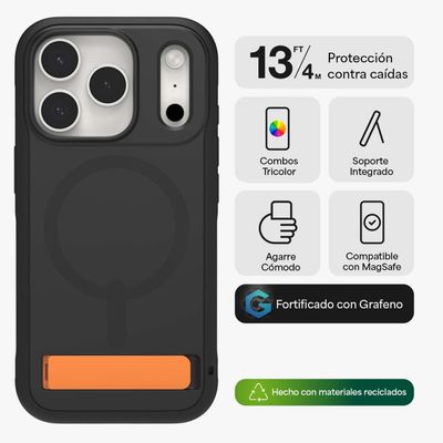 Imagen 2 del producto Carcasa Sedona Snap para iPhone 17 Pro Negro Intenso